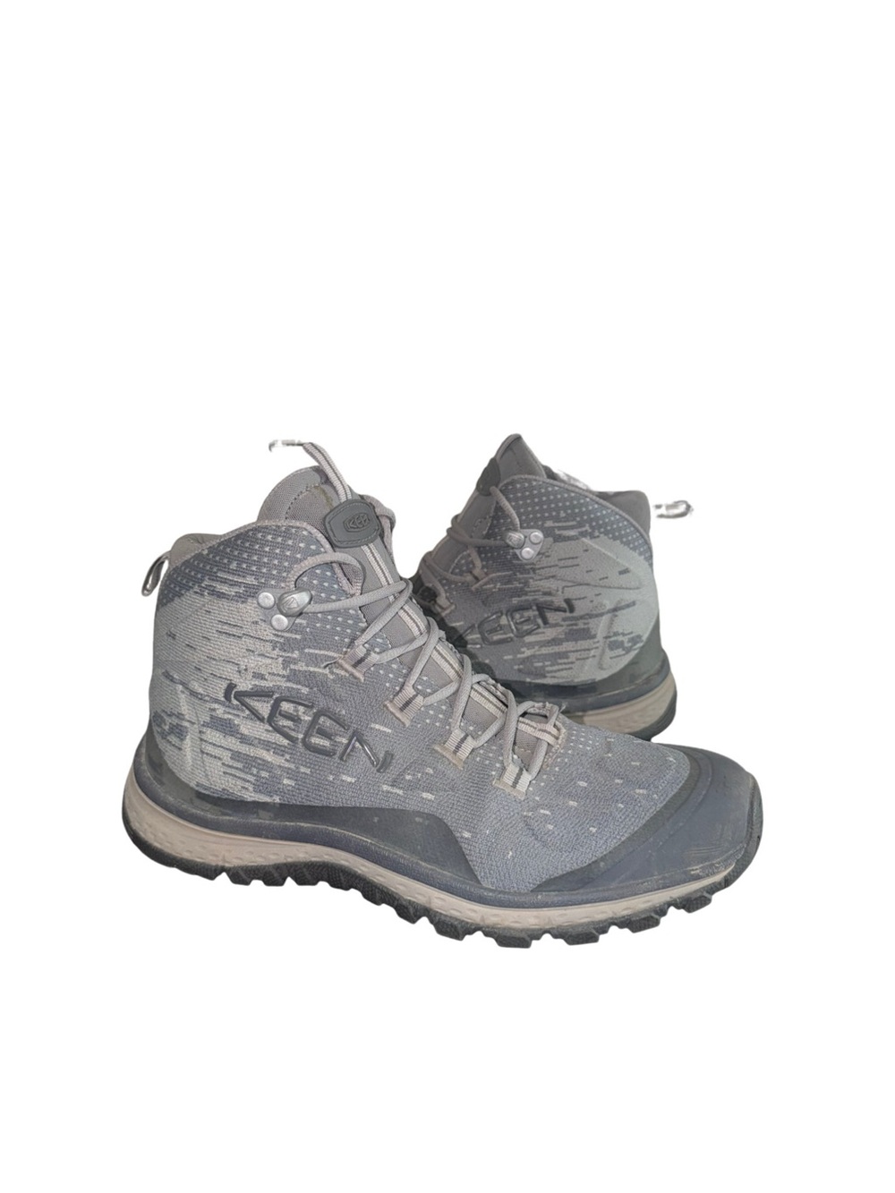 Keen Women's Gray Lace-Up Hiking Boots size 8.5 - Picture 2 of 6